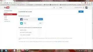 How to Merge/Unmerge YouTube Account with Facebook/Twitter Control Updates from YT.. EASY HD