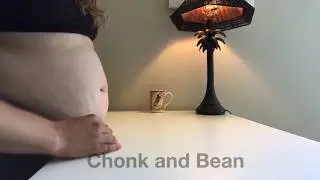 Fat Girl Hides Things Under Her Heavy Belly [BBW Belly Play]