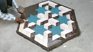 Isometric Illusions: Creative 3D Tile Patterns