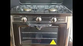 DEVANTI portable gas oven review | reviews | portable gas oven reviews | Aussie girl can cook