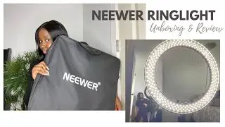 NEEWER RINGLIGHT l UNBOXING & REVIEW