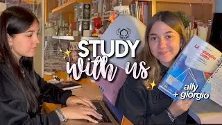 STUDY WITH US 💪🏻📝// ally, gio, aury