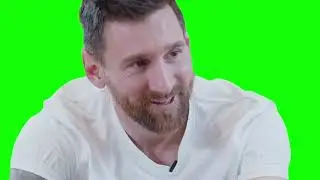 Messi Laughing at Crying Journalist (Green Screen)