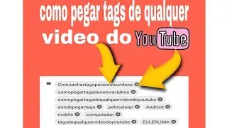 VEJA COMO PEGAR TAGS DE QUALQUER VIDEO DO YOUTUBE