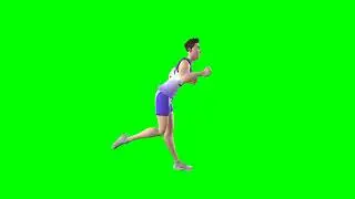3D Green Screen Character athletic guy  Free 3d Explainer kit