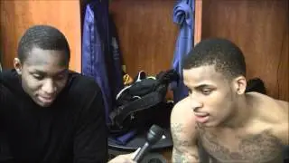Chris Otule interviews Vander Blue Marquette 62, Murray State 53