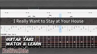 I Really Want to Stay at Your House from Cyberpunk Edgerunners | Fingerstyle Guitar Tabs