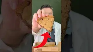 This is a pizza made from cookie?!
