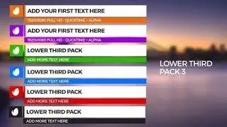 Lower Third Pack 3 | Motion Graphics - Videohive template