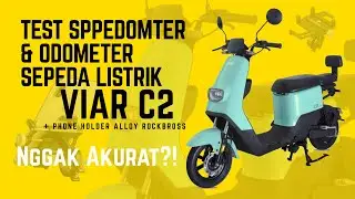 Test Speedometer & Odometer Sepeda Listrik Viar C2 pakai Aplikasi (GPS based). Akurat Gak sih?