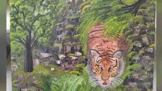 #Tiger- My New #art #tigerart #acrylicpainting #sumyspaintings  #raajahuli #painting #sumyspainting