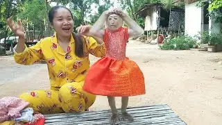 Amazing YaYa Dancing With Four Different Dresses Made By Mommy