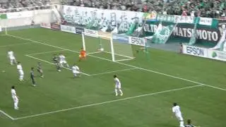 J2第34節 松本山雅VS ガンバ大阪 絶叫! 悲鳴!! 興奮のメインスタンド(笑)