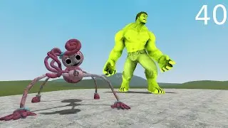 NEW MOMMY LONG LEGS VS HULK in Garry's Mod!