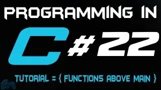 Programming in C Tutorial 22: Functions below main [HD]