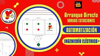 🛑 Arranque Directo CADe SIMU varias estaciones ⚡ Automatización Industrial