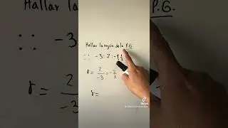 Razón de una progresión geométrica