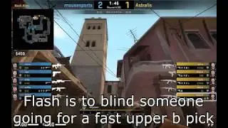 CSGO - Astralis Mirage B Site Execute - Strategy Breakdown