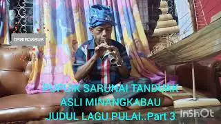PUPUIK SARUNAI TANDUAK ASLI MINANGKABAU JUDUL LAGU PULAI..PART 3... Denay Family81
