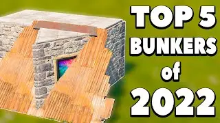 Top 5 RUST BUNKERS of 2022 (GUIDE) Rust Base Design 2022