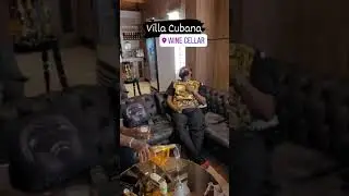 E-money and other young billionaires finally visits the new ''Villa Cubana''