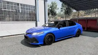 BeamNG.drive - Toyota Camry 3.5 GR-Sport (XV70) 2021 - Car Show Test Drive Crash .