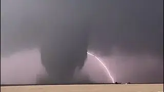 Large VIOLENT Tornado May 23, 2024 near Eldorado, Olustee, and Duke Oklahoma
