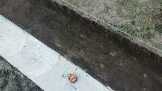 Отмостка фундамента.