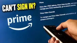 Why can't I SIGN IN Amazon Prime on TV?  Step-by-Step How to connect Amazon Prime to smart TV! 2022