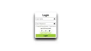 how To Create A Login Page Using Only HTML And CSS Only Tutorial