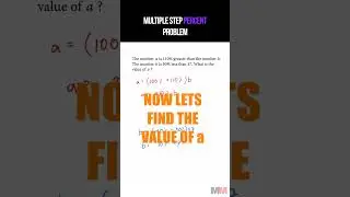 Multiple Step Percent Problem #SAT