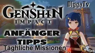 👉Tipp Tägliche Missionen erledigen 🤝 Genshin Impact  deutsch gameplay 