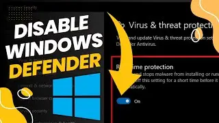 How to Disable Windows Defender Temporarily in Windows 10 | Easy Step-by-Step Guide