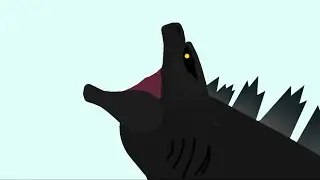 Godzilla atomic breath test + roar test. StickNodes animation. #godzilla #animation #godzilla2019