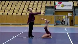 Pair Senior - Eddie Englid & Hanna Persson Östgötadrillen 2019 NO DROPS