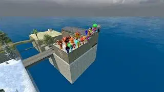 SPARTAN Kicks Every Sprunki Character Into The Sea Toxic! | Garry's Mod