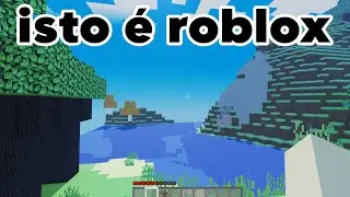 Roblox no Minecraft é real...