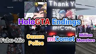 HoloGTA Endings Fubu-Mio, Medic Team, Oozora Police, miComet, Million Monsters!!!