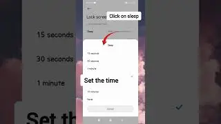 How to set screen timeout               #editing#technical#status #song  #like#subscribe#comment