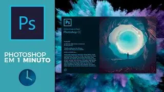 (ESPECIAL) Photoshop em 1 minuto - Processo de criação da arte do canal