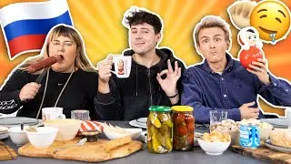 RUSSISCHES MUKBANG 🇷🇺 Mit Dima & Sandra