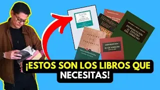 🌟 Los LIBROS básicos que necesitas para estudiar DERECHO