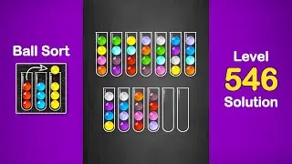Ball Sort Puzzle Solution Level 546