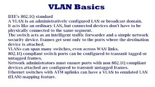 VLAN Basics