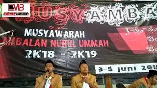 Sambutan dalam pembukaan musyamba 2018-2019