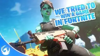 trying to WIN a game in FORTNITE!