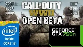 PC - Call Of Duty WWII - GTX 750 Ti 2GB - i3 3220 3.30GHz - 8GB RAM