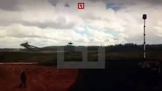 Вертолёт Ка 52 Аллигатор  произвёл непроизвольный пуск ракет класса воздух — земля 19.09.2017з