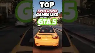 TOP 🔥 Open World games like GTA 5 #shorts
