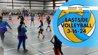 Eastside Volleyball Club - Koehler 13A vs Southern Ohio VC - Set 2 (3-16-2024)